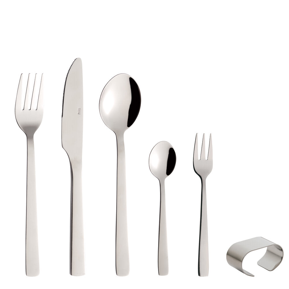 Bestiksæt, blank stål - 24 dele